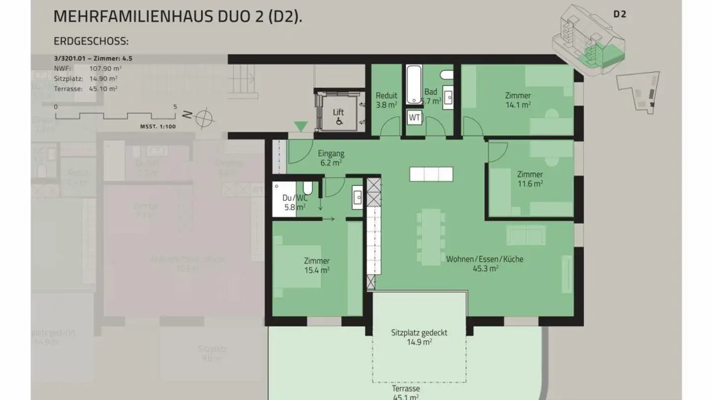 Appartement à vendre - Kühneguetstrasse, 8717 Benken SG - Photo 4