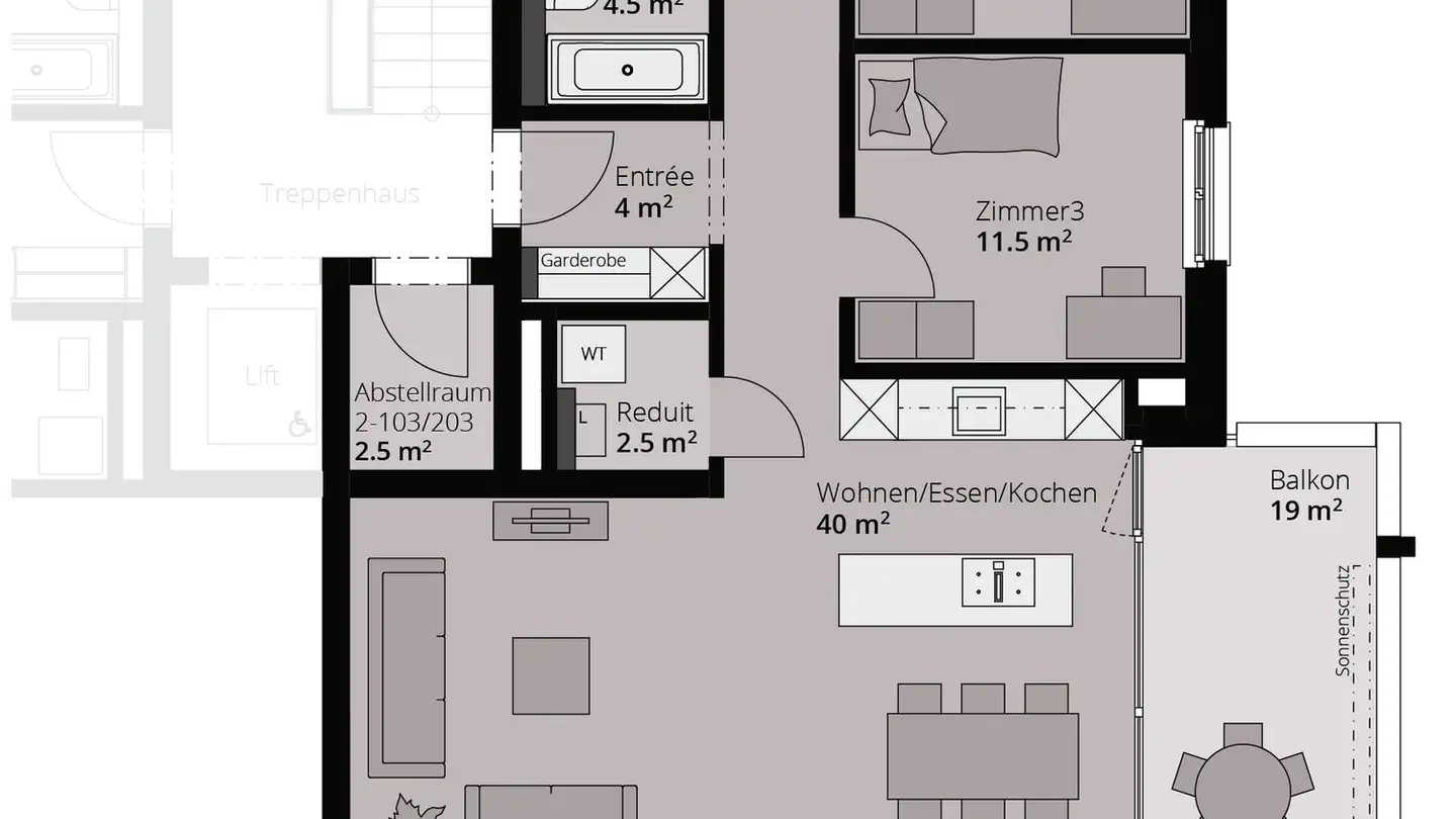 Appartamento in vendita - Oberer Widacher 2, 5525 Fischbach-Göslikon - Photo 4