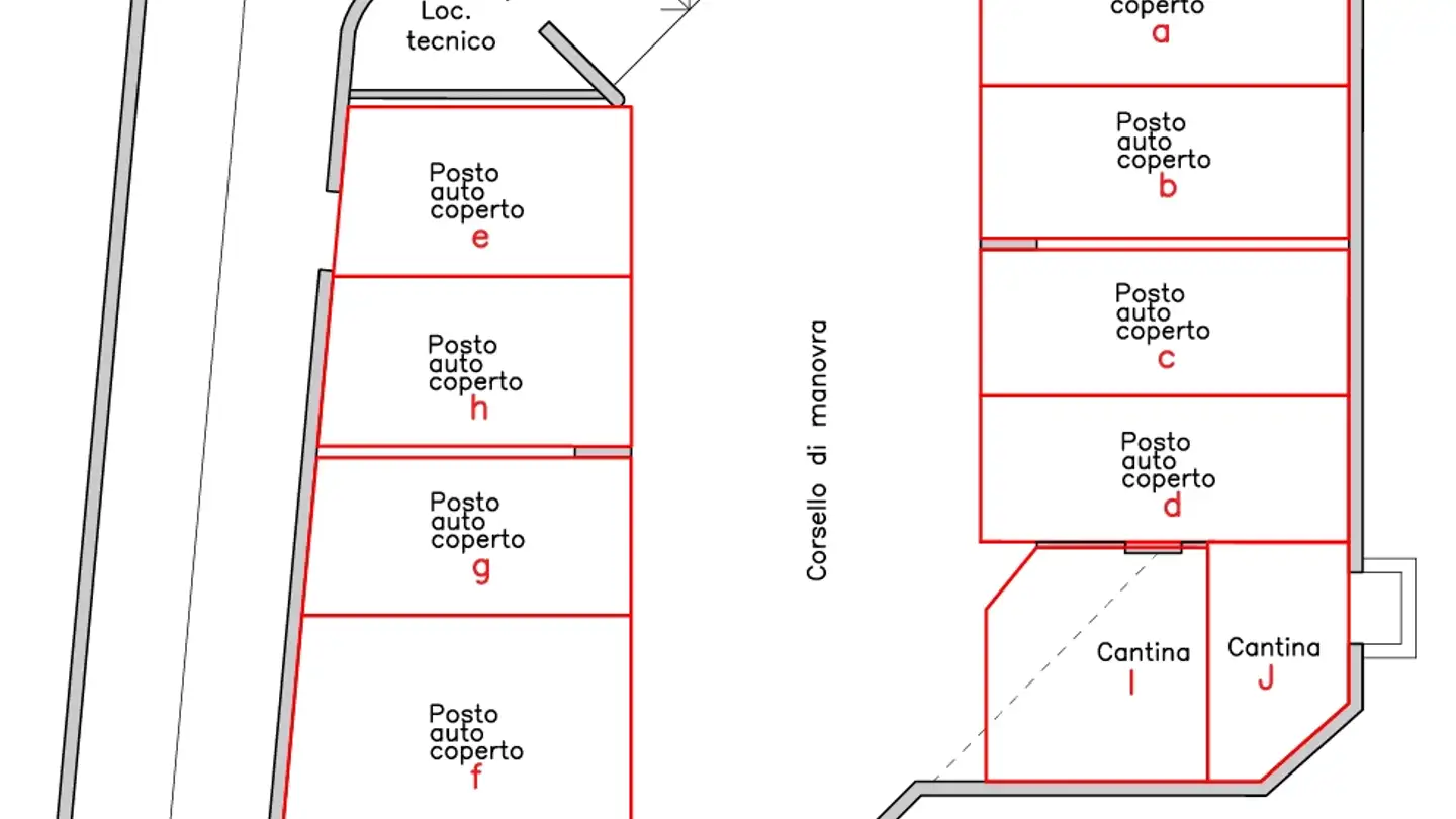 Covered parking space for rent - Viale Filippo Reina, 6982 Agno - Photo 4