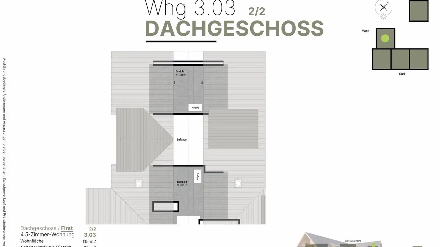 Attic flat for sale - Grubstrasse 3a, 9515 Hosenruck - Photo 4