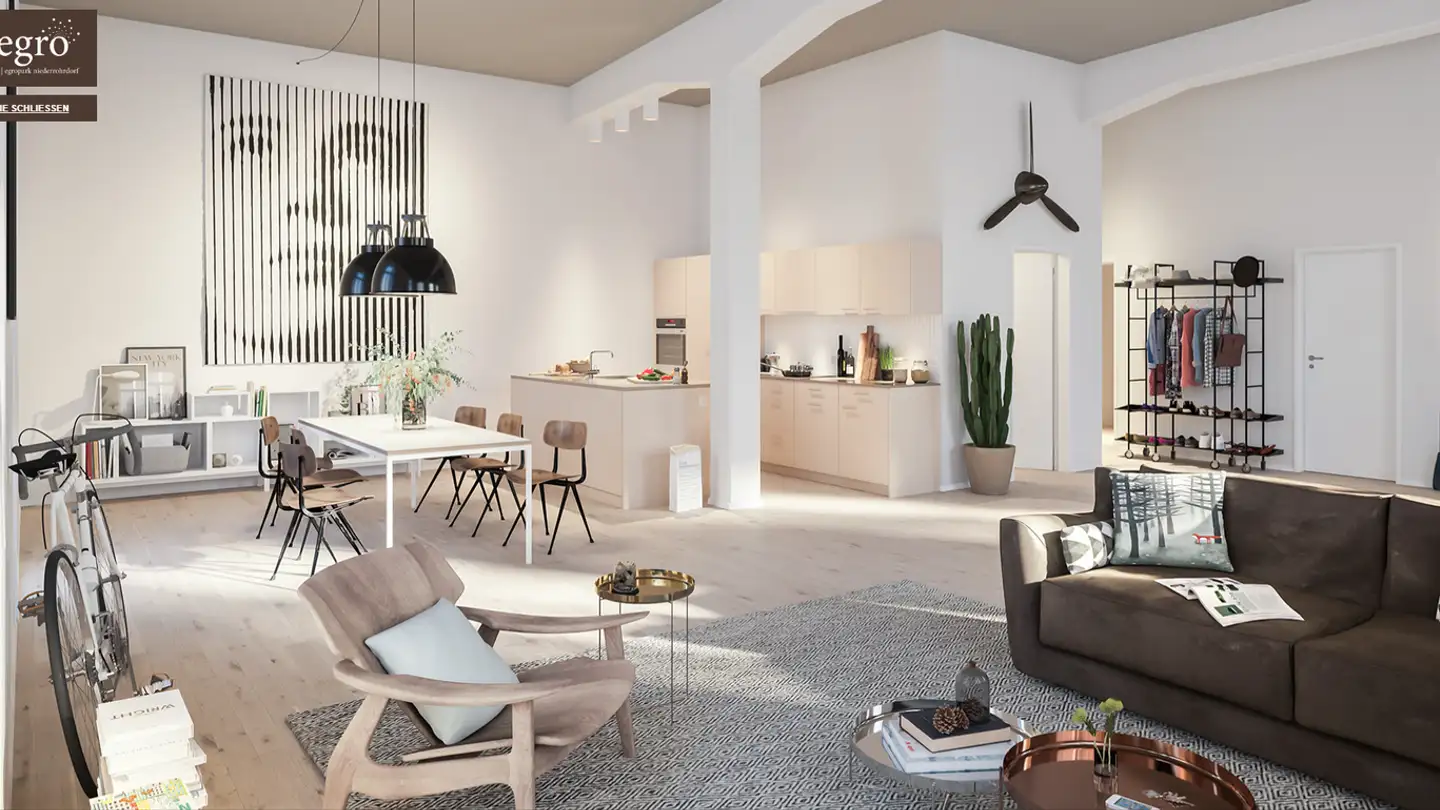 Appartamento in affitto - Parkweg 3c, 5443 Niederrohrdorf - Foto 2