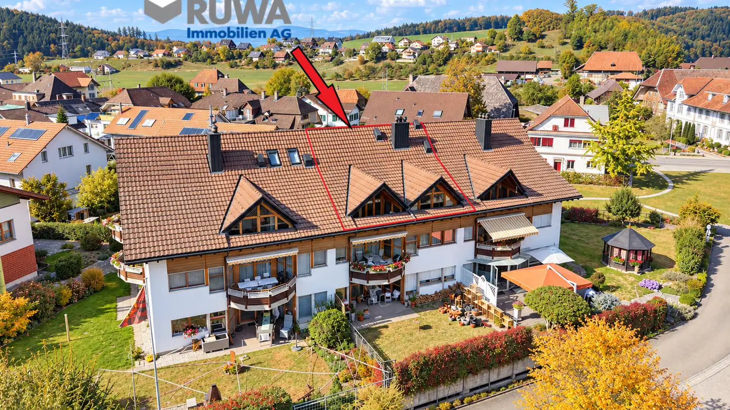 Dachgeschosswohnung kaufen - Bifang 6, 3472 Wynigen