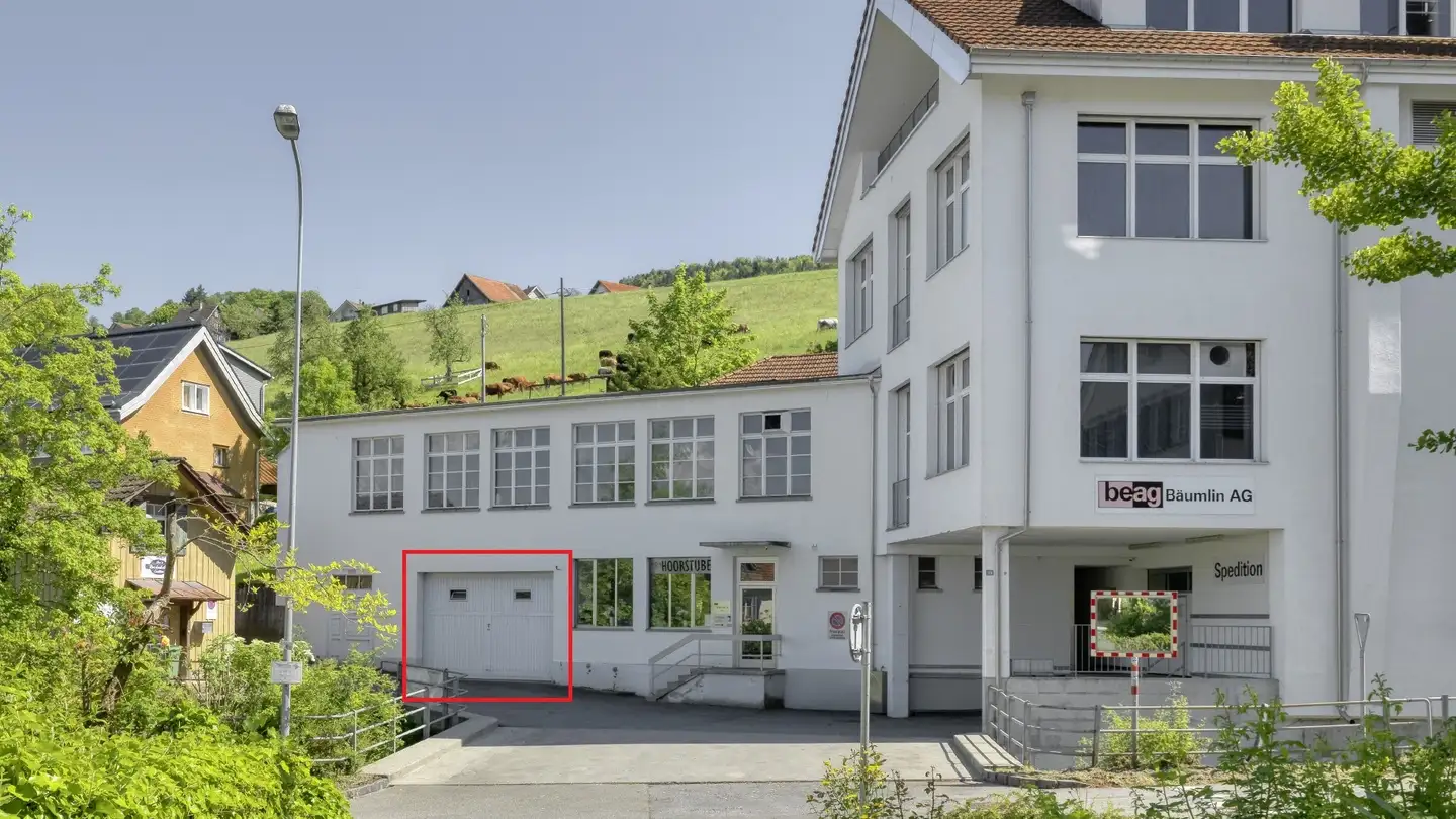 Garage mieten - Tobelmüli 119, 9426 Lutzenberg