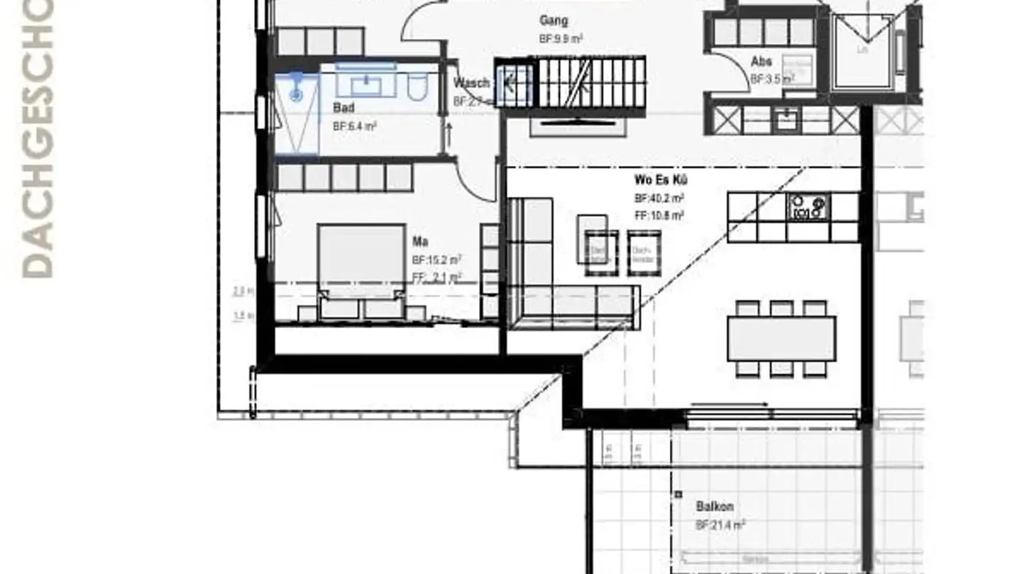 Dachgeschosswohnung kaufen - 9313 Muolen - Foto 4