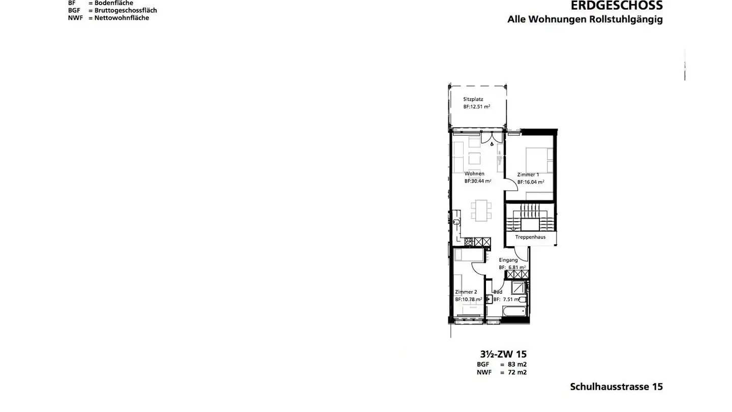 Wohnung mieten - Schulhausstrasse 15, 3672 Oberdiessbach
