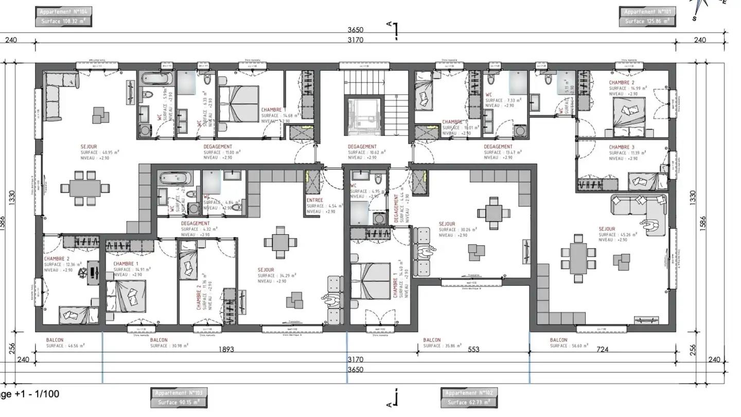 Appartement à vendre - 1907 Saxon - Photo 4