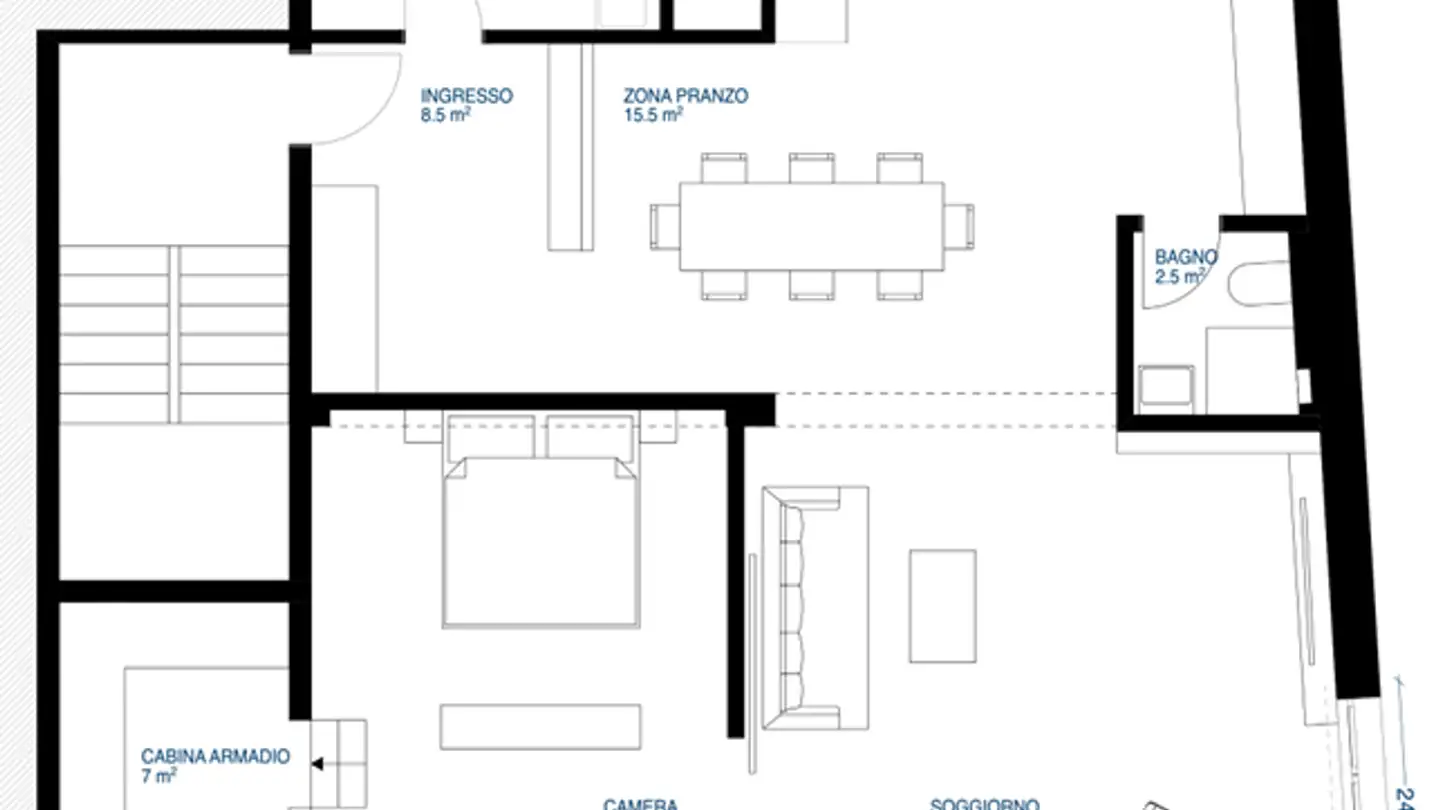 Apartment for rent - Via Canonico Manera 4, 6965 Cadro