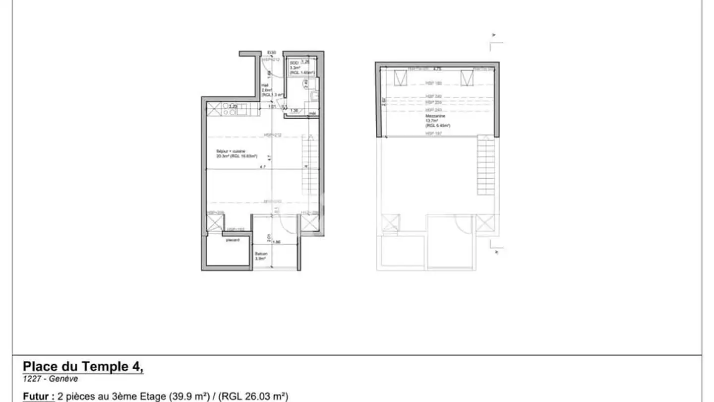 Apartment for rent - Place Du Temple 4, 1227 Carouge GE