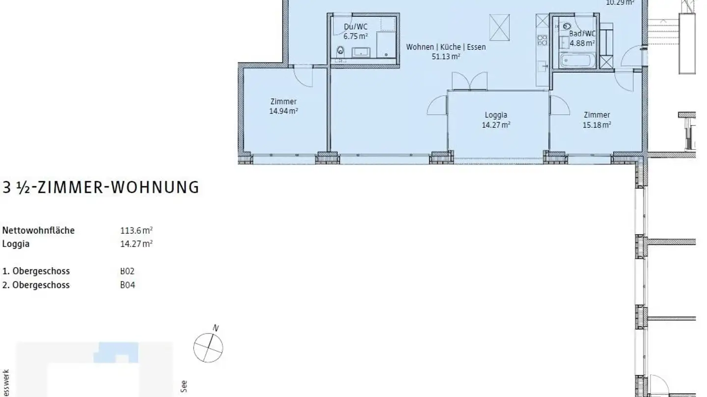 Wohnung mieten - Hamelstrasse 1, 9320 Arbon - Foto 3