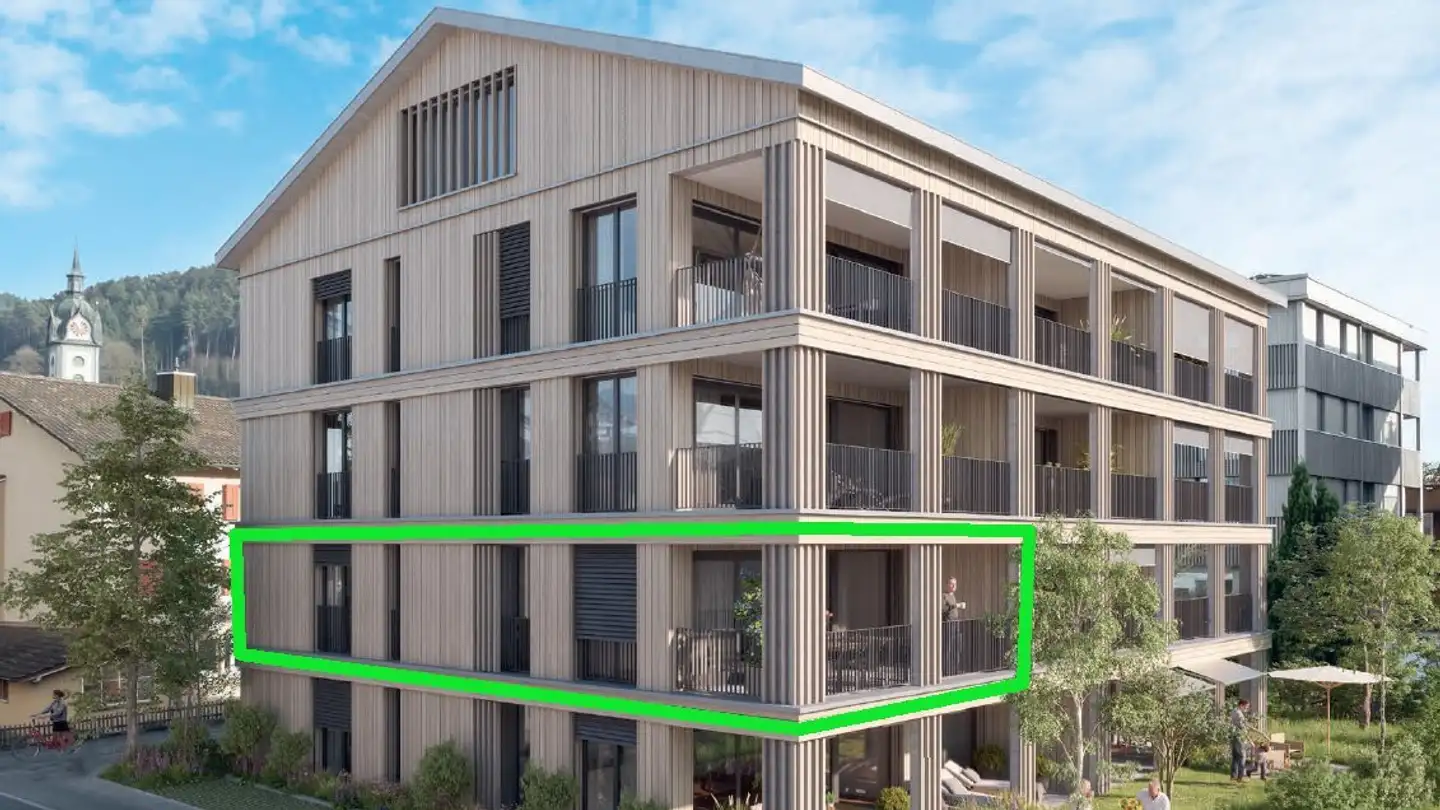 Wohnung mieten - Gartenweg 1, 6252 Dagmersellen