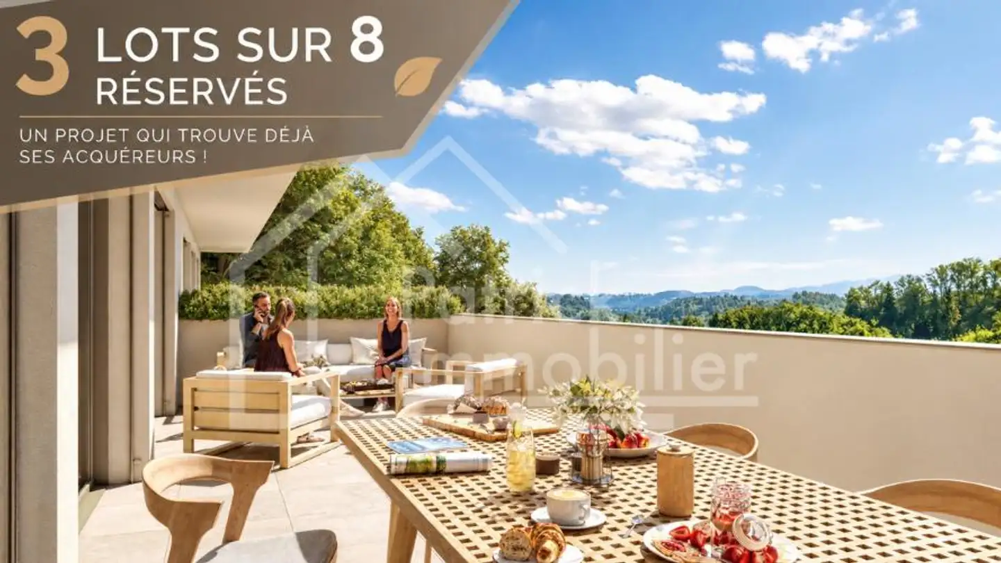 Terrassenwohnung kaufen - Route de la Bagne 13, 1753 Matran