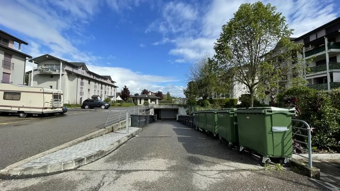 Underground parking space for rent - Impasse Du Verger 7, 1784 Courtepin