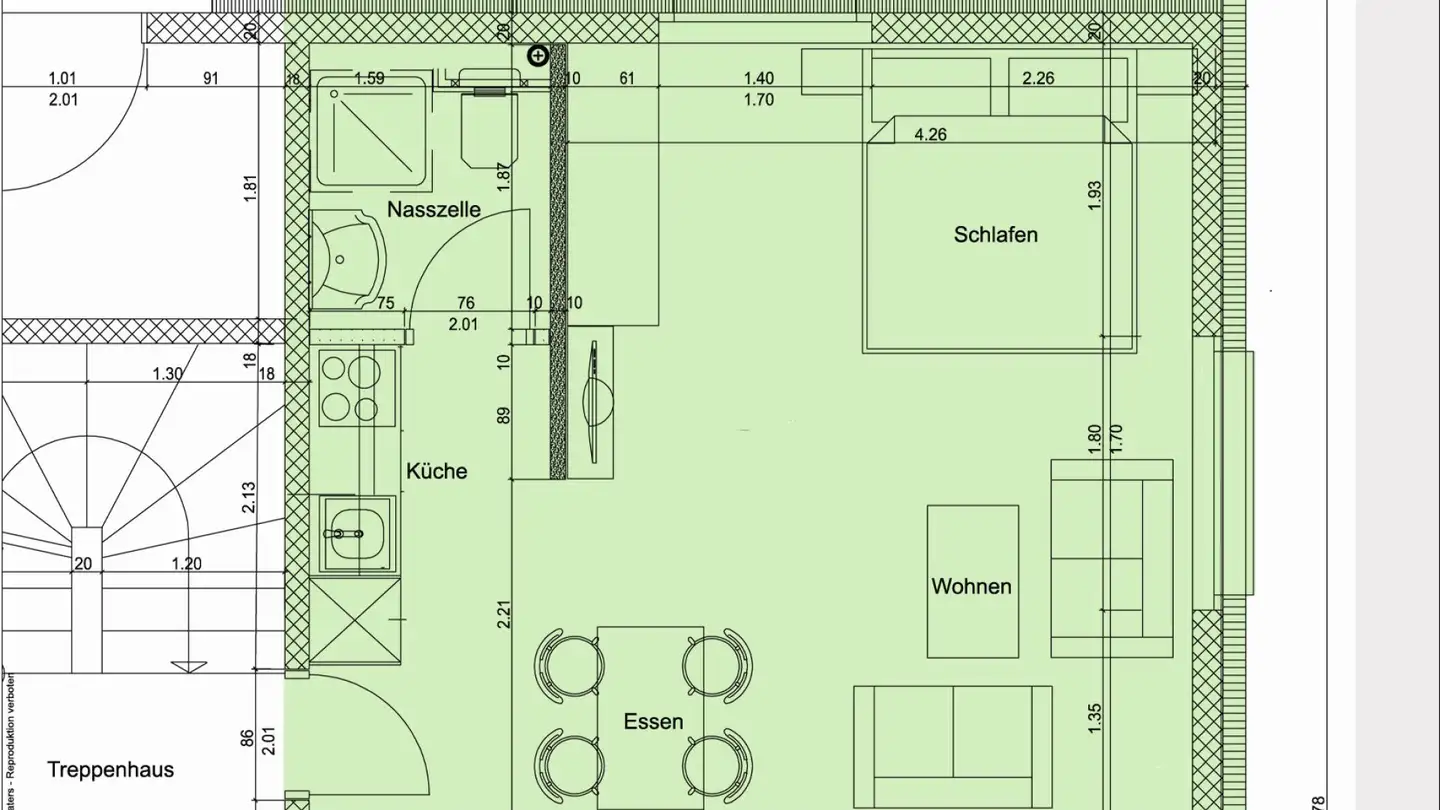 Studio for rent - Thermalbadstrasse, 3900 Brigerbad