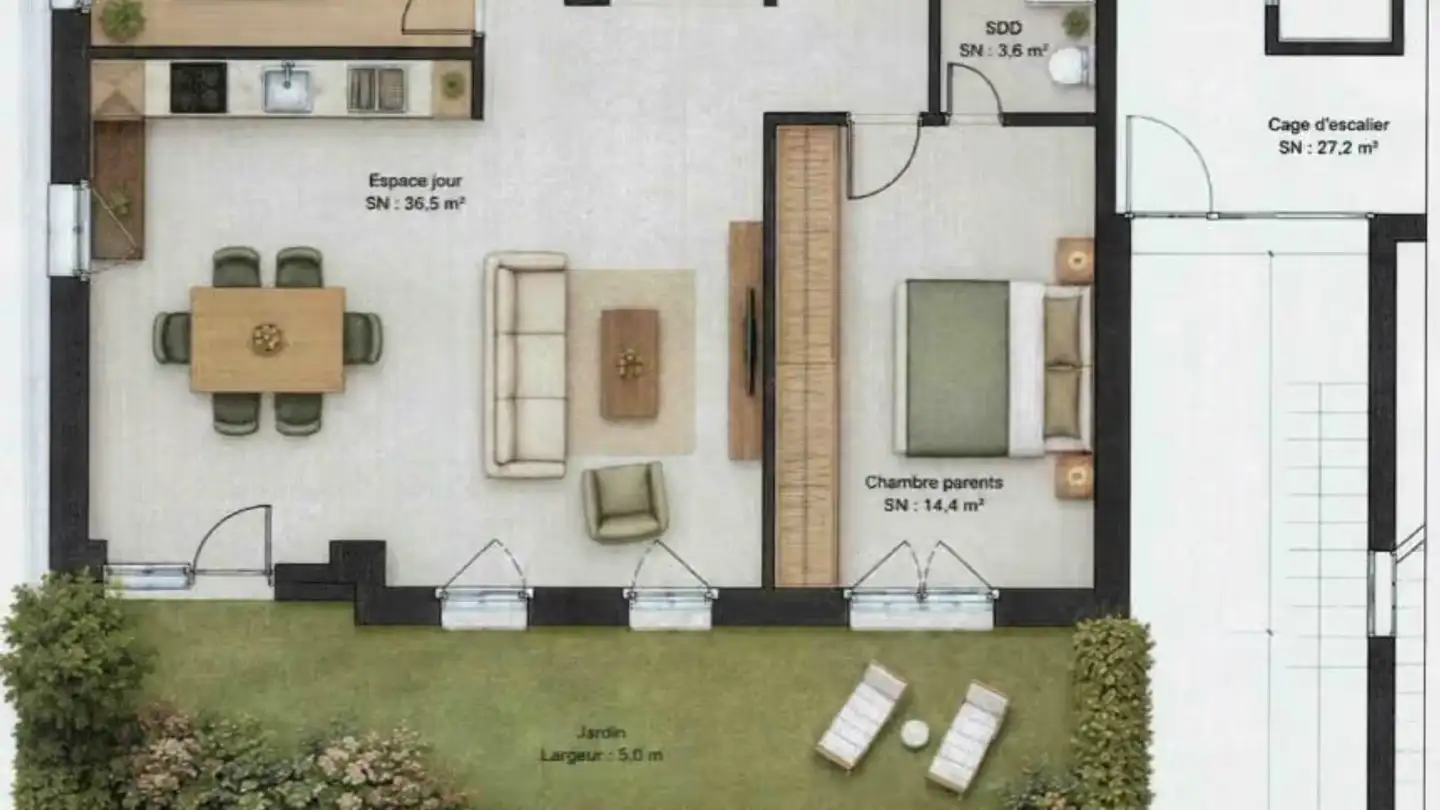 Appartamento in affitto - Rue Kennedy 1, 1958 St-Léonard - Foto 3