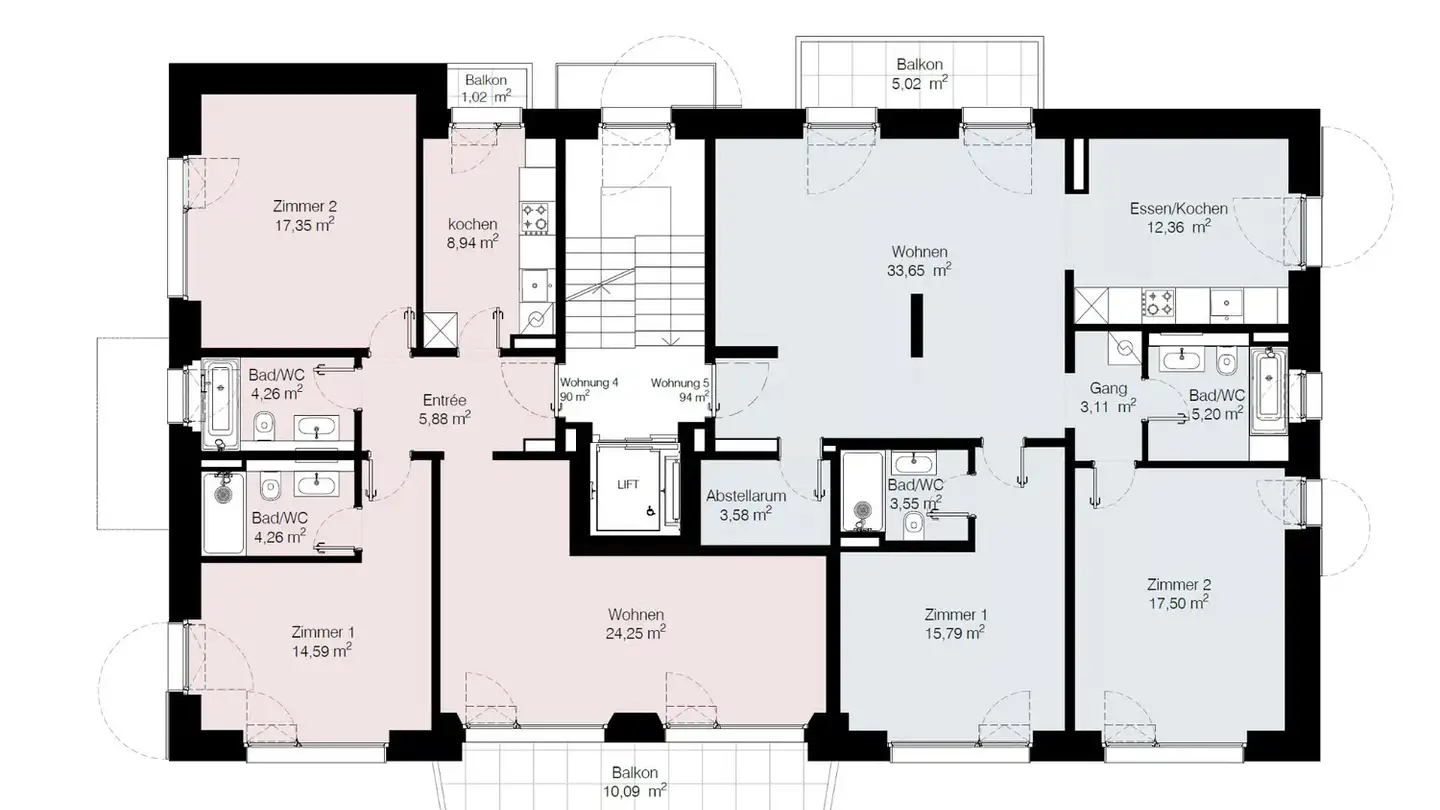 Apartment for rent - Dolderstrasse 88, 8032 Zürich - Photo 2
