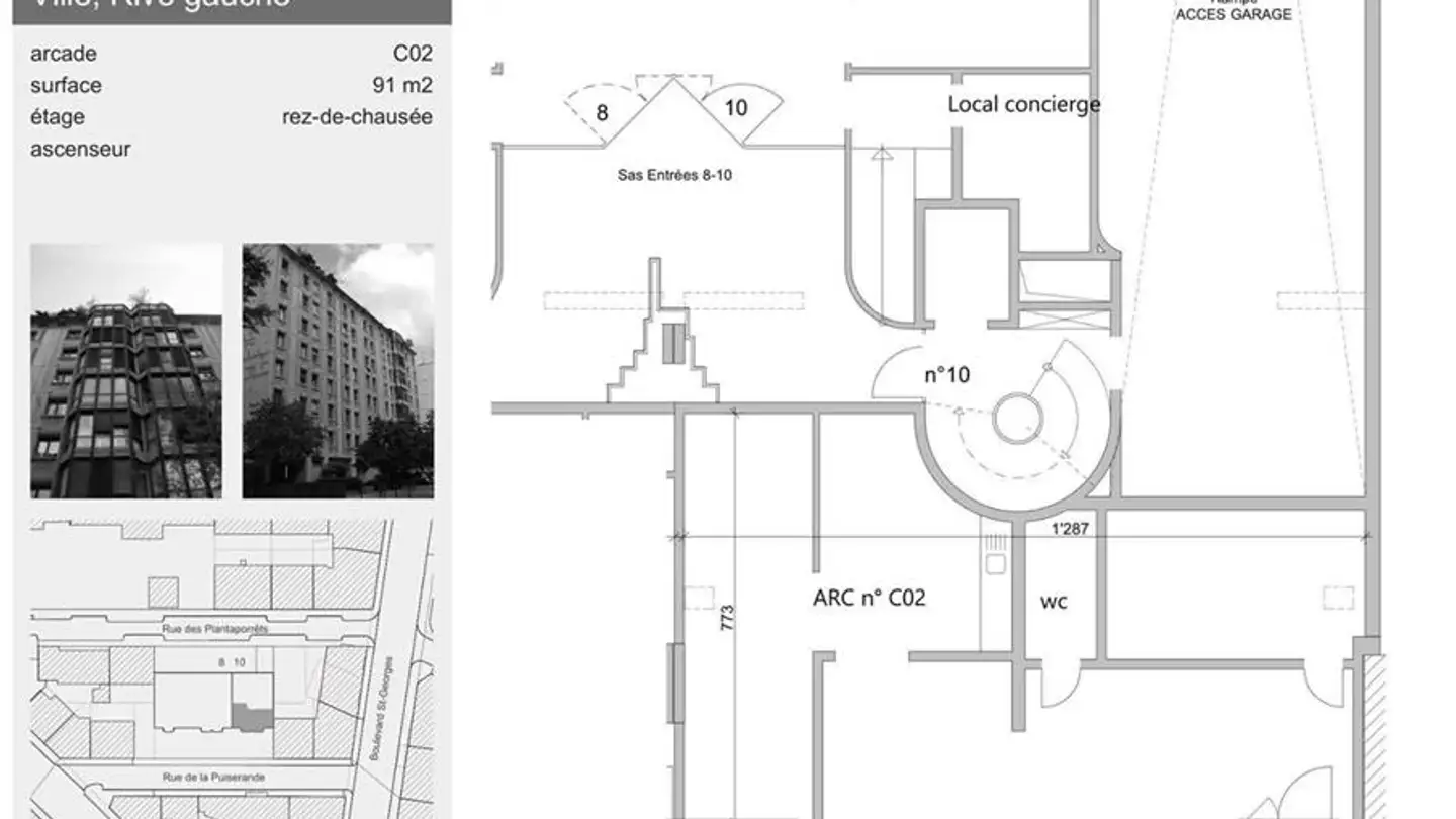 Negozio in affitto - Rue Des Plantaporrêts 10, 1205 Genève