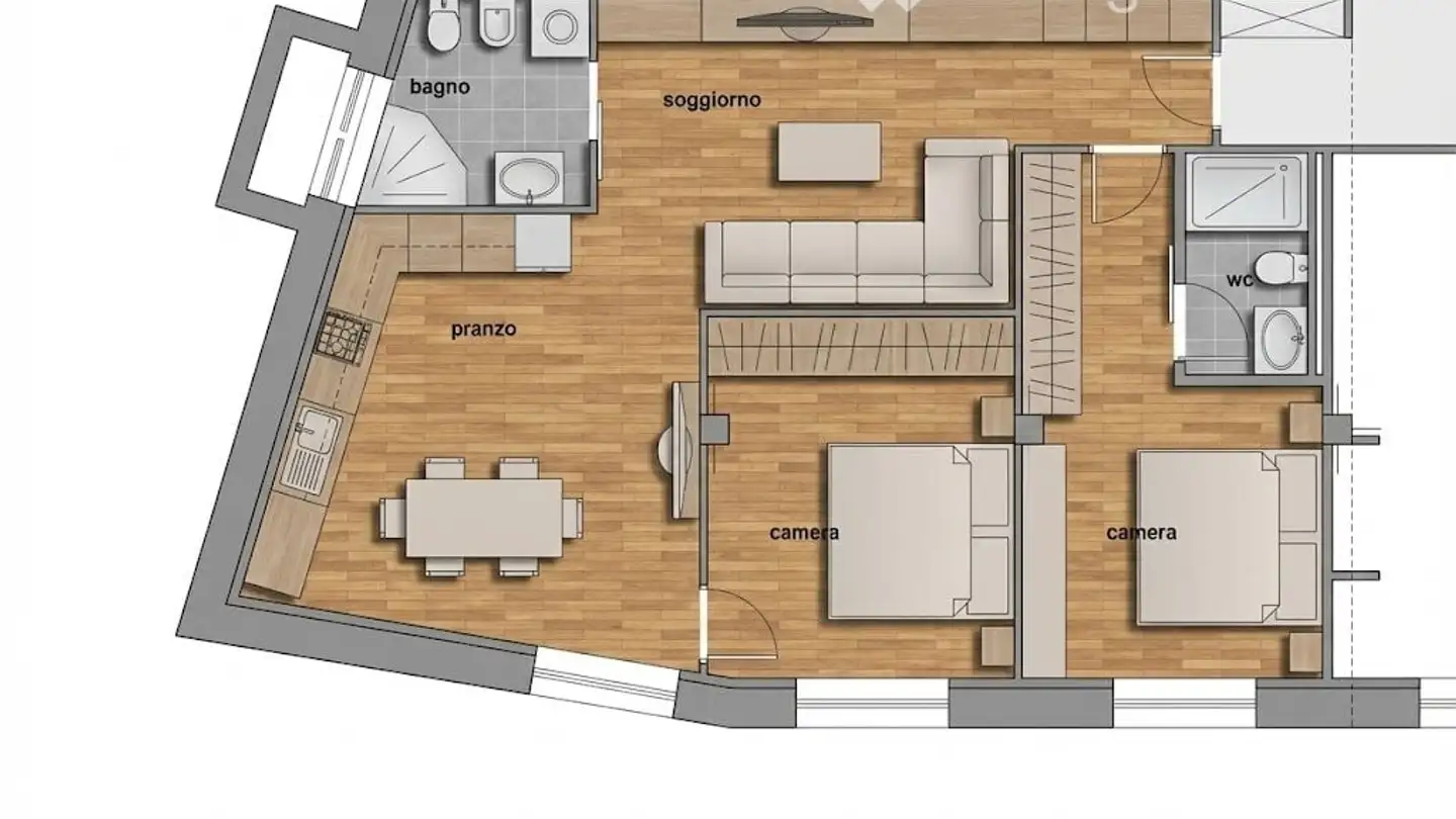 Appartamento in vendita - Via Zurigo, 6900 Lugano