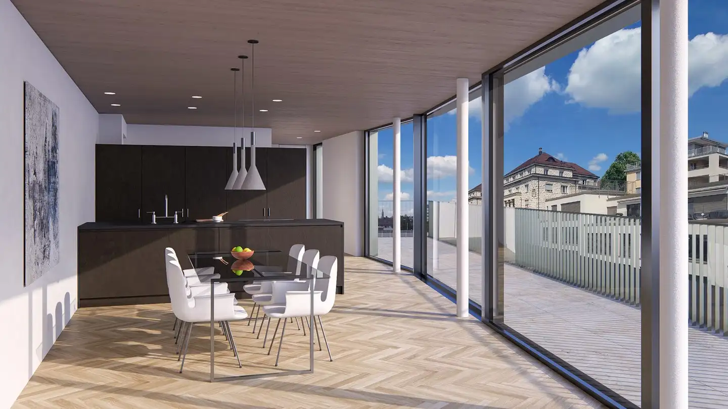 Attique à louer - Weinbergstrasse 45, 8006 Zürich