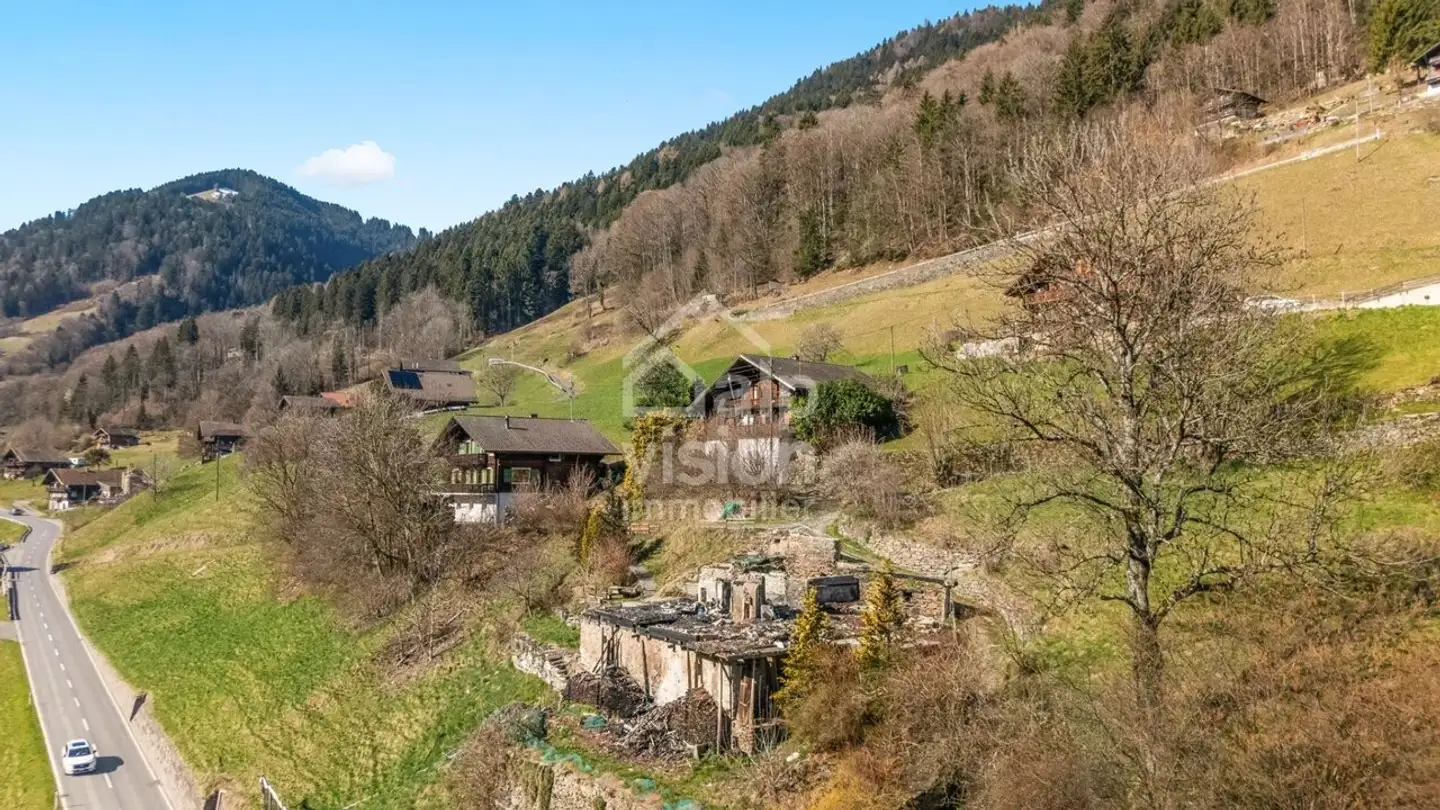 Constructible plot for sale - 1872 Troistorrents
