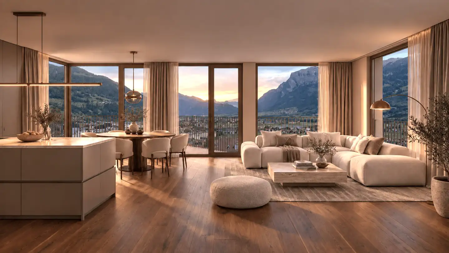 Penthouse kaufen - Rebhaldenweg 21, 7206 Igis