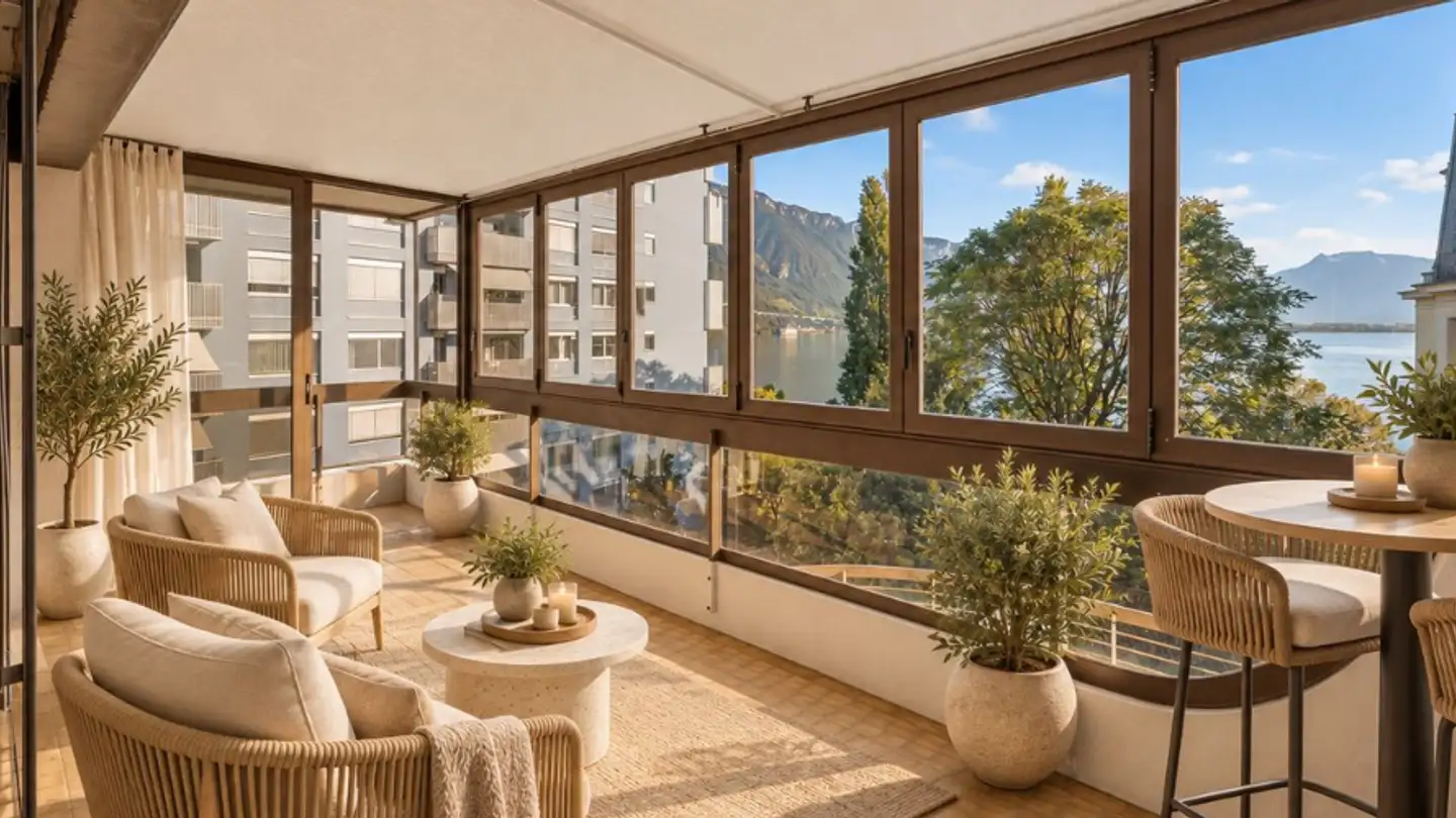 Appartement en terrasse à vendre - 1820 Montreux