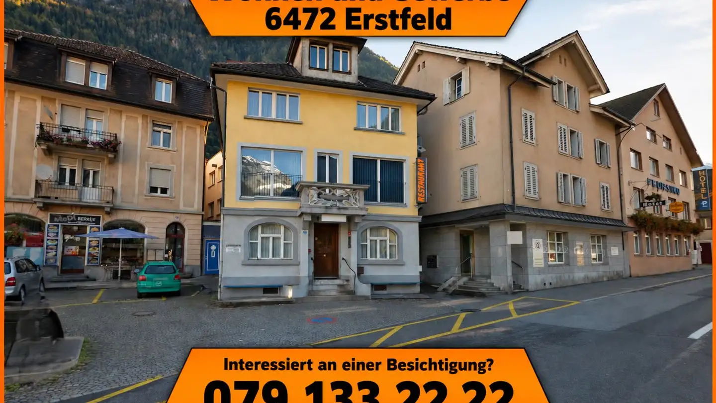 Immeuble mixte à vendre - 6472 Erstfeld
