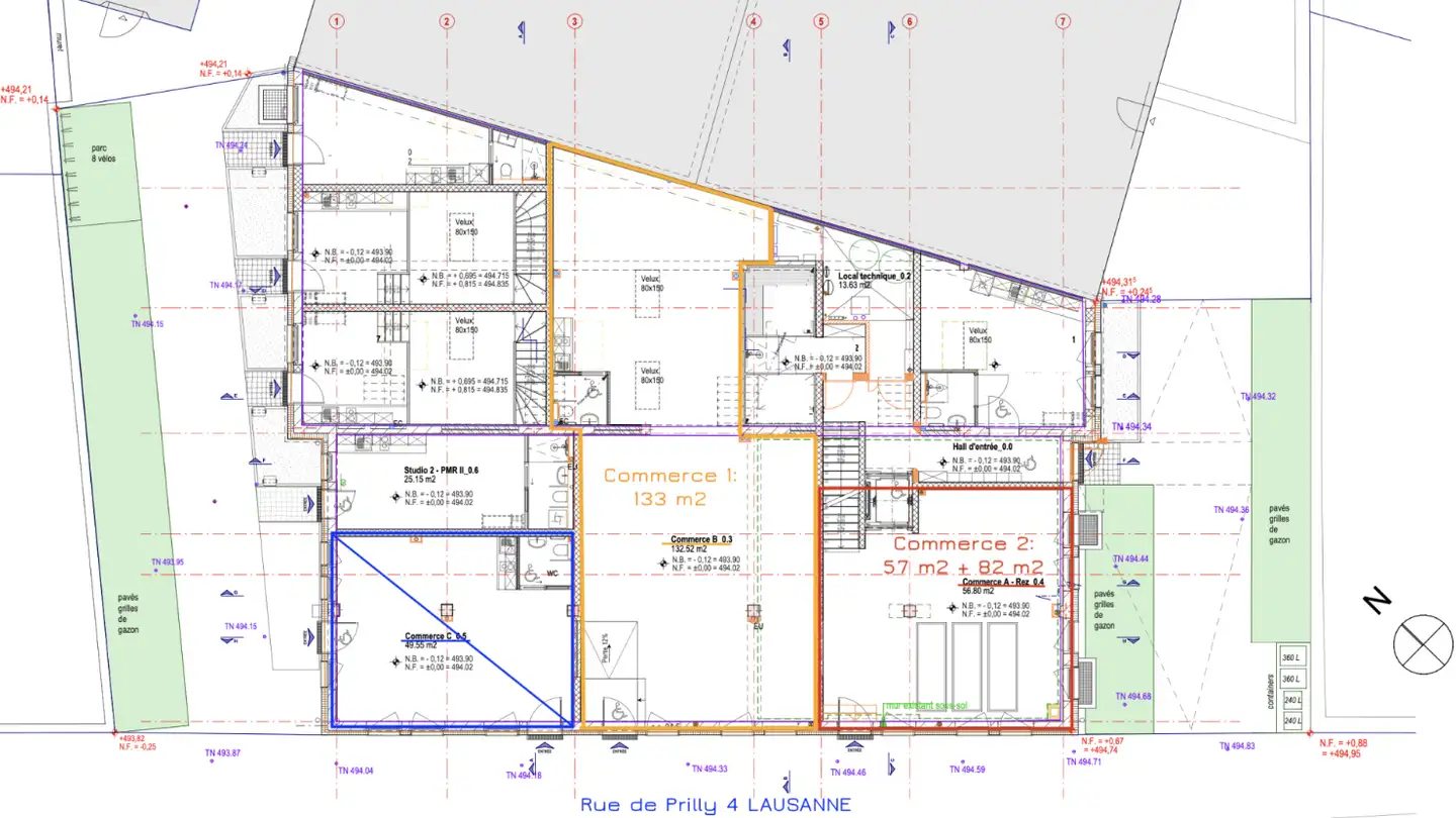 Commerciale in affitto - Route De Prilly 4, 1004 Lausanne - Foto 3