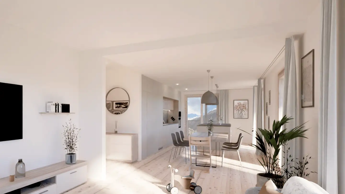 Wohnung kaufen - Poschtrain 10, 7278 Davos Monstein