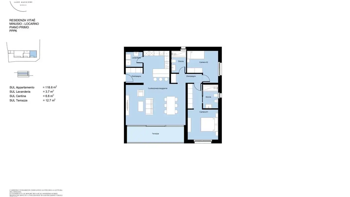 Möblierte Wohnung kaufen - Via Contra, 6645 Brione sopra Minusio - Foto 2