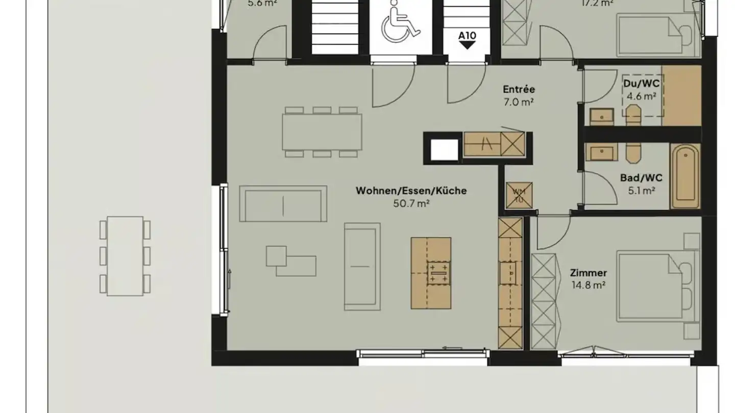 Attico in affitto - Hauptstrasse 14, 5024 Küttigen - Foto 3