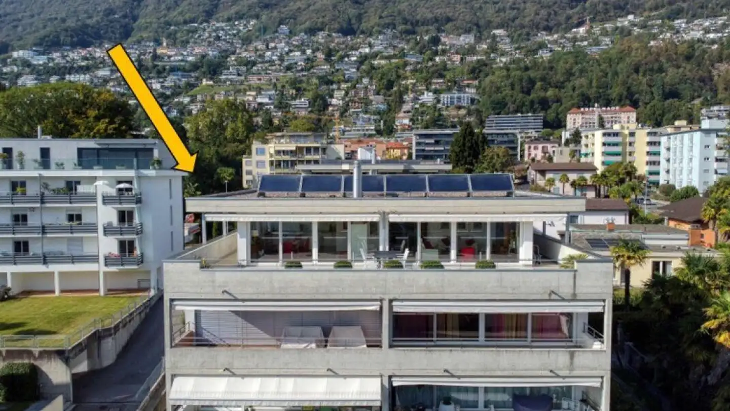 Attico in affitto - Via Rinaldo Simen 62, 6648 Minusio
