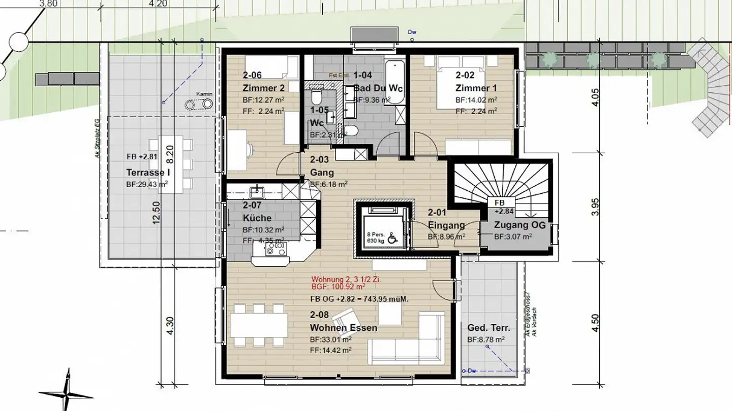 Penthouse for rent - Bärenwiese 5, 9607 Mosnang - Photo 3