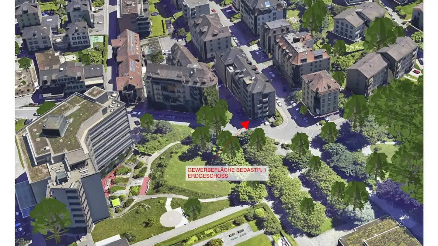 Commerciale in affitto - Bedastrasse 1, 9000 St. Gallen