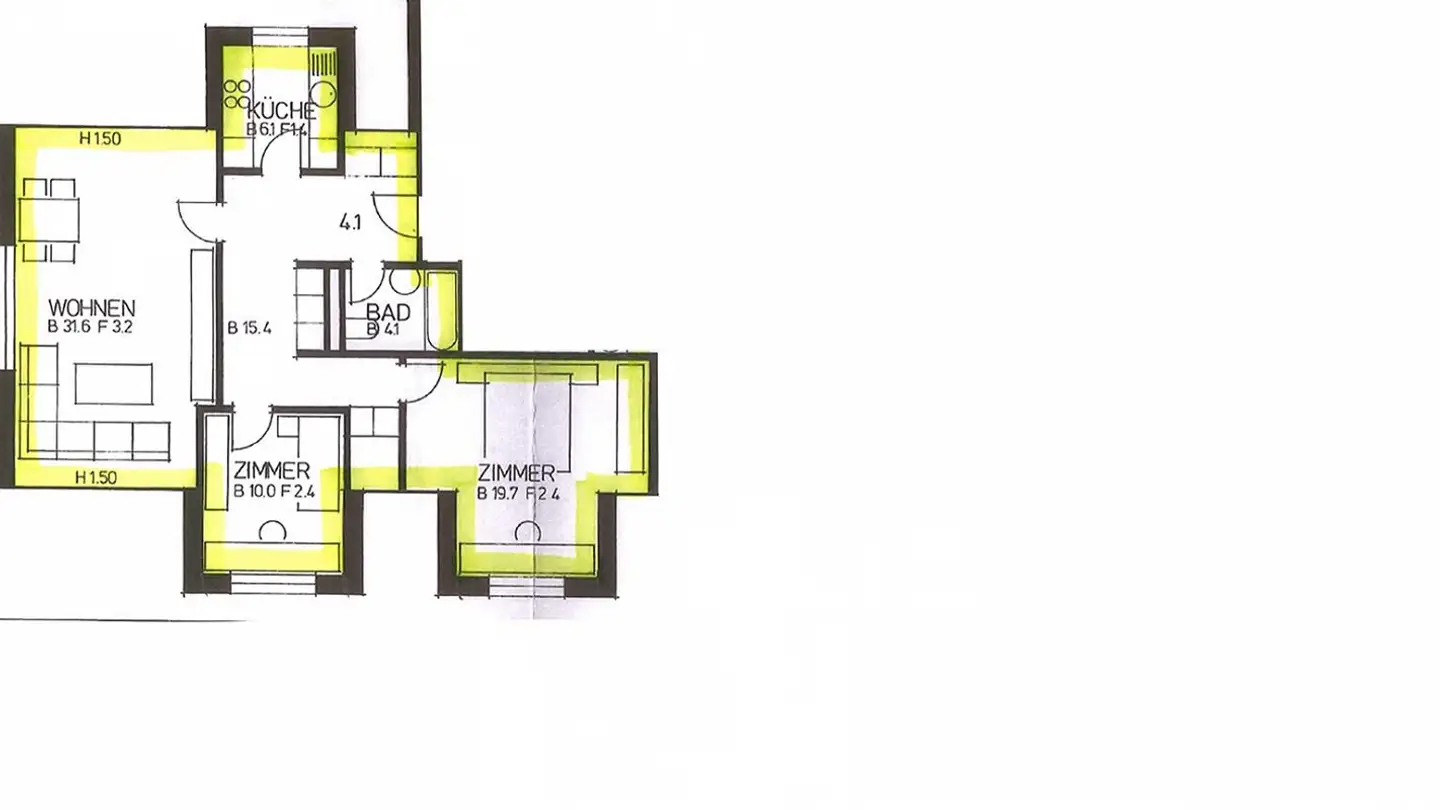 Penthouse for rent - Buchenstrasse 16, 9100 Herisau - Photo 4