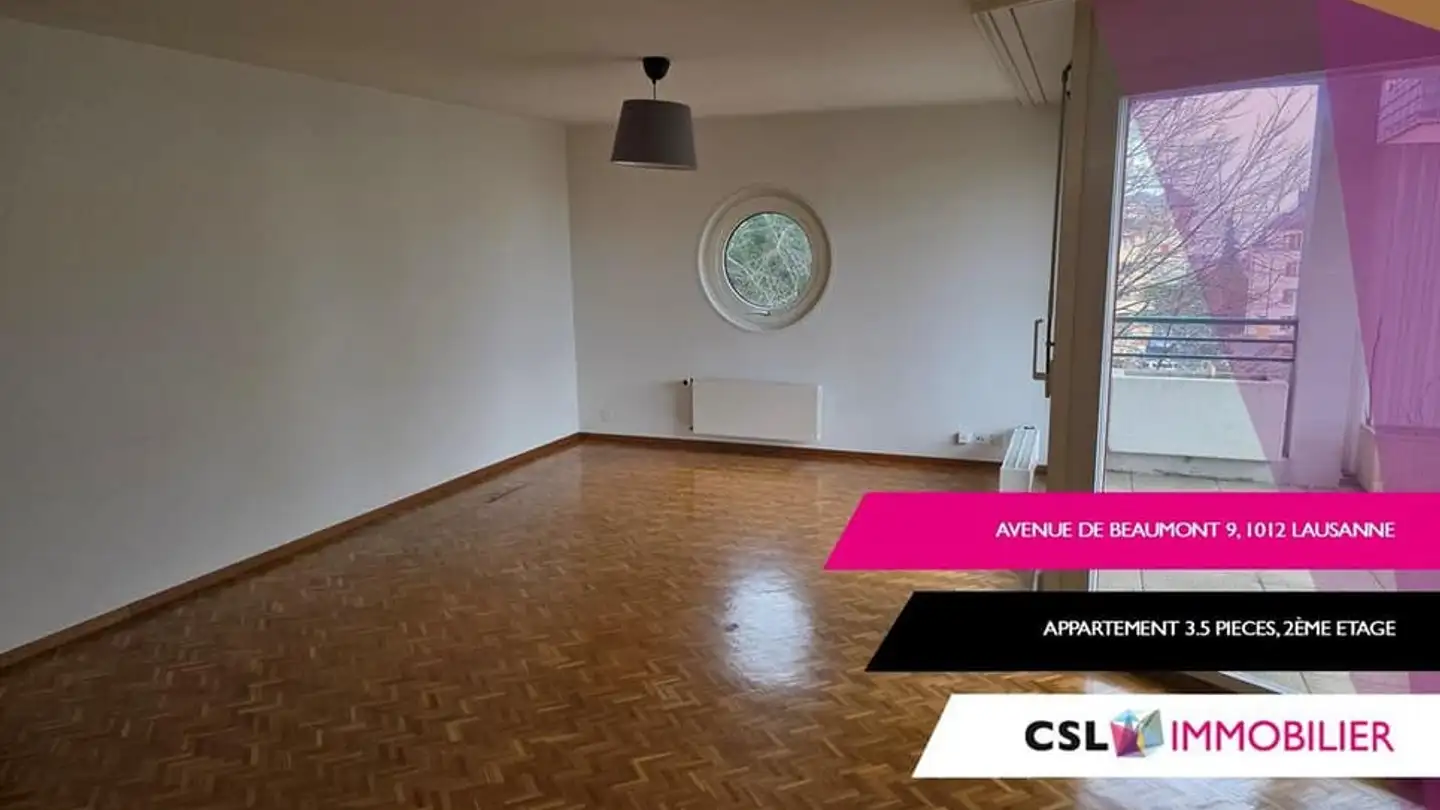 Appartement à louer - Avenue De Beaumont 9, 1012 Lausanne