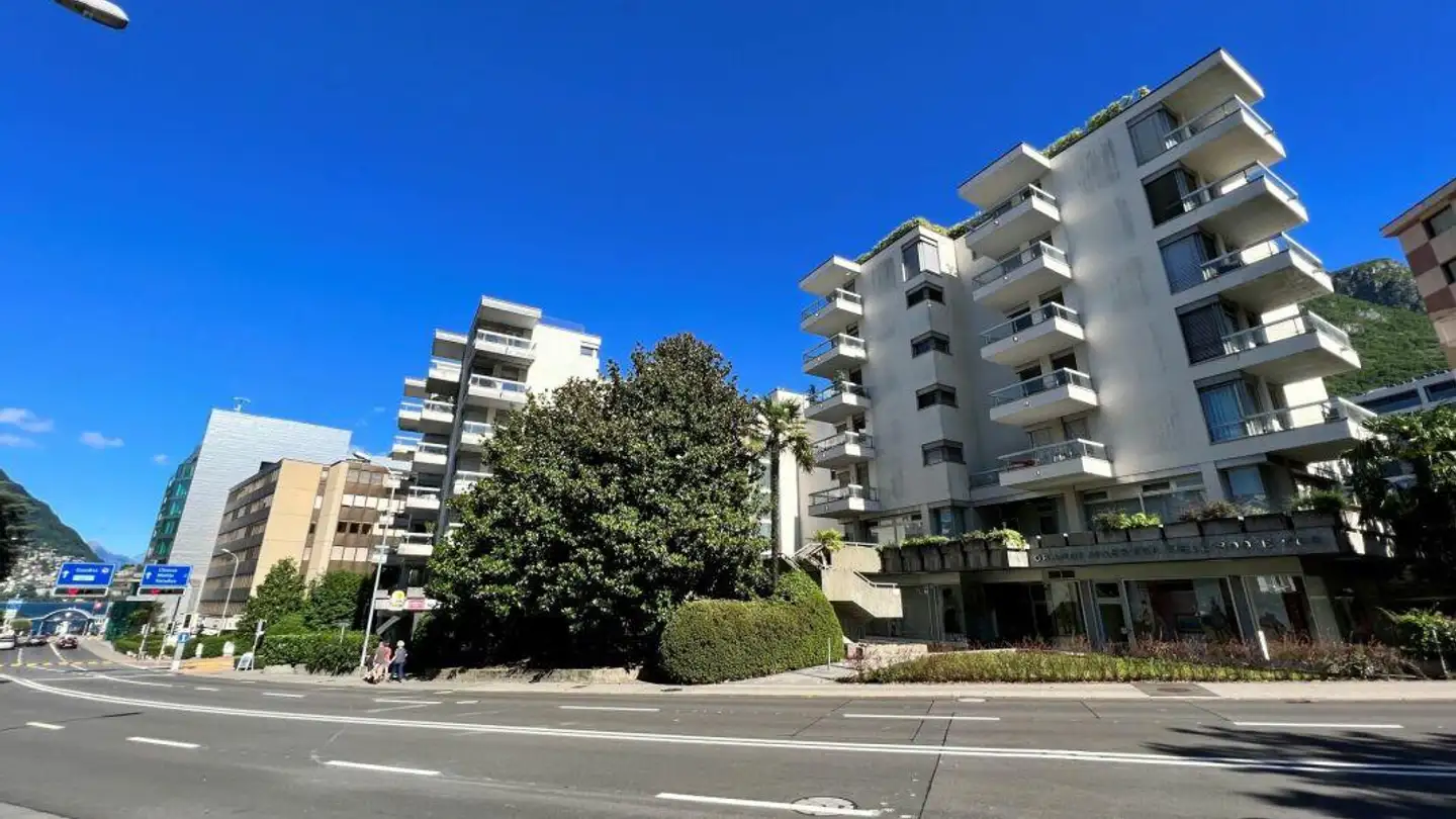 Appartement à louer - Via Giuseppe Cattori 5, 6900 Paradiso