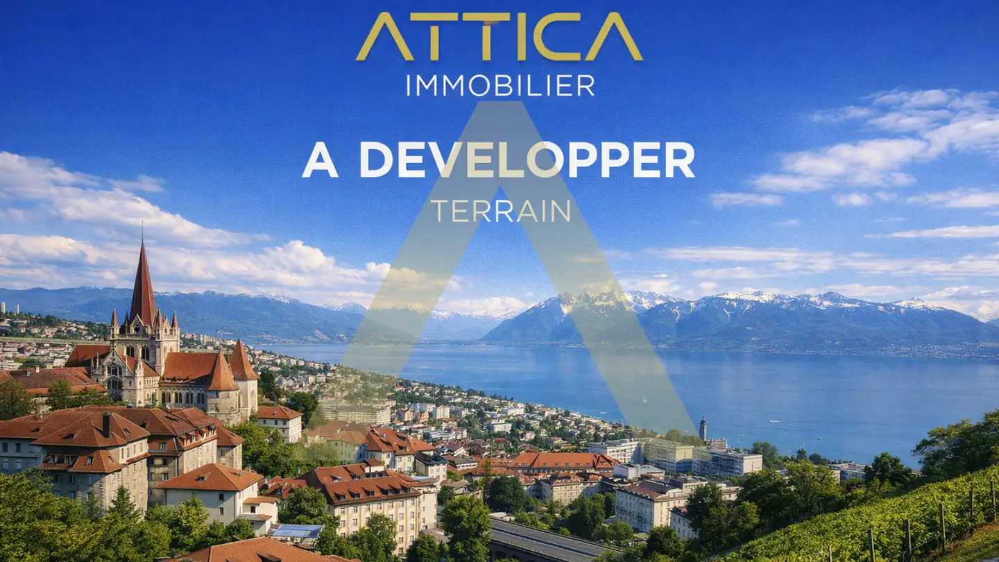 Constructible plot for sale - 1018 Lausanne