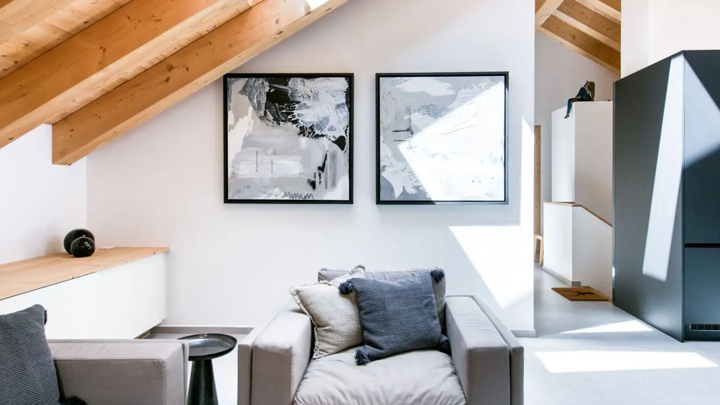 Penthouse for rent - Rue Du Village, 1874 Champéry - Photo 2