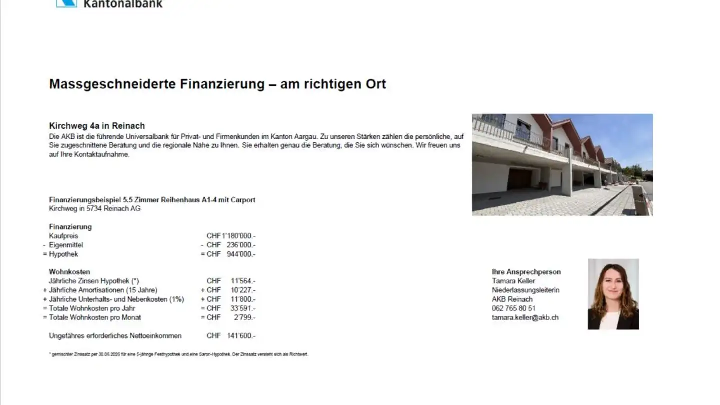 Row house for sale - Kirchweg 6, 5734 Reinach AG - Photo 2