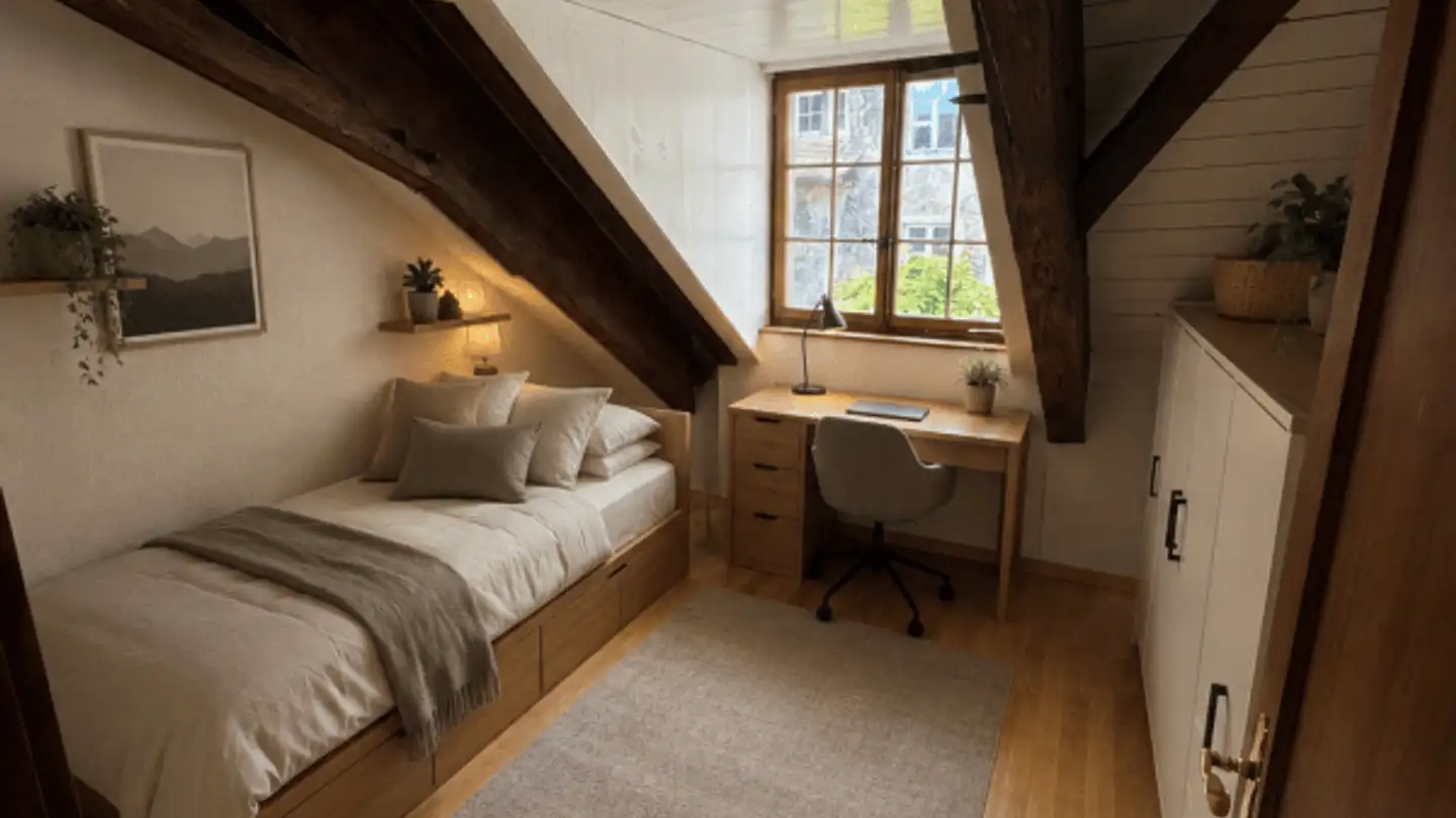 Attic flat for rent - Ruelle Du Bas / Untergässli 7, 2502 Biel/Bienne - Photo 3