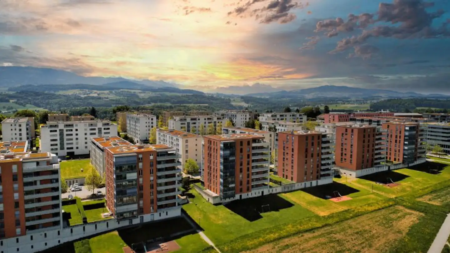 Underground parking space for rent - Pérolles d'En Haut 8, 1752 Villars-sur-Glâne