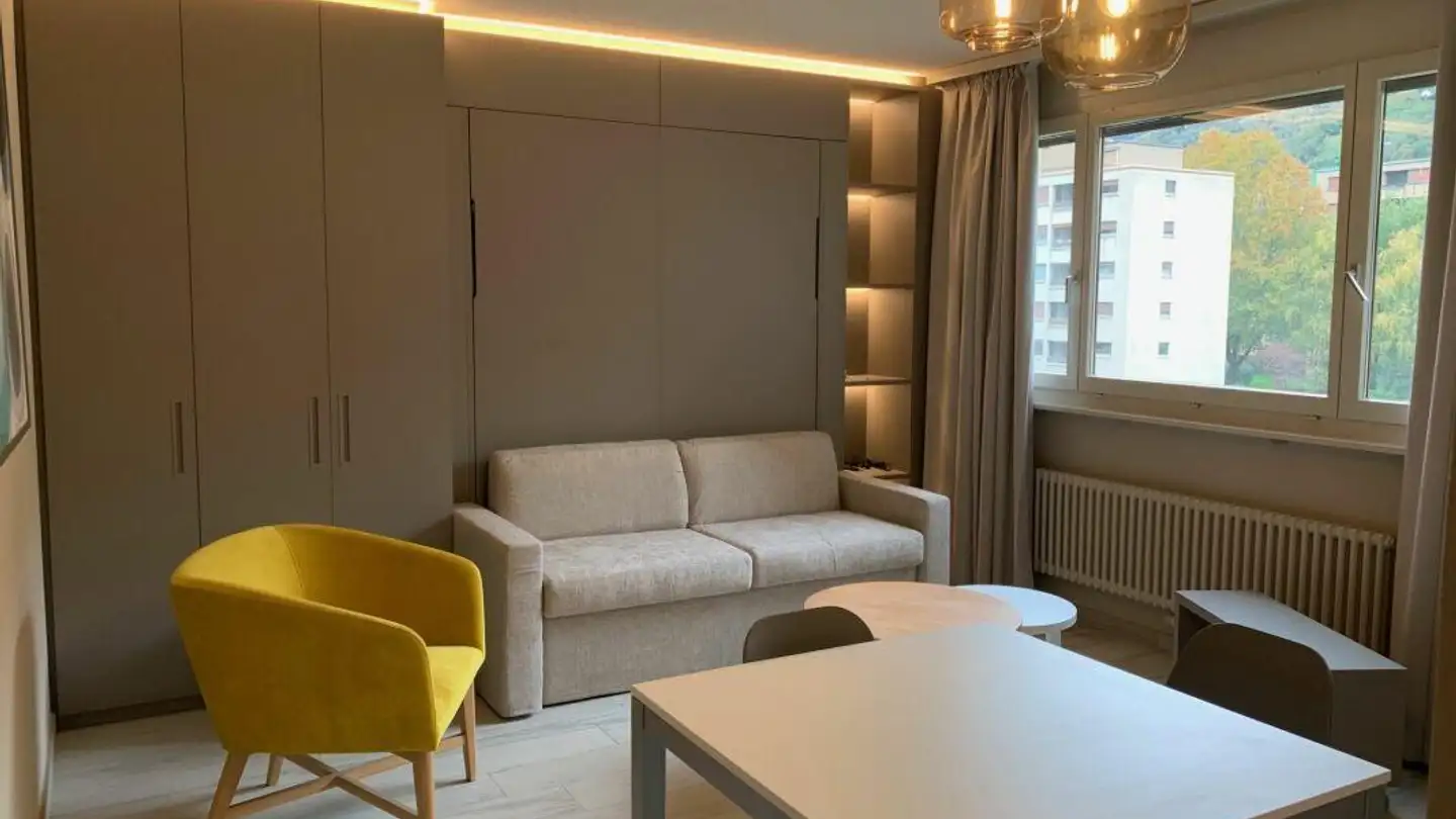 Appartement meublé à louer - Viale C. Olgiati 20, 6512 Giubiasco - Photo 3