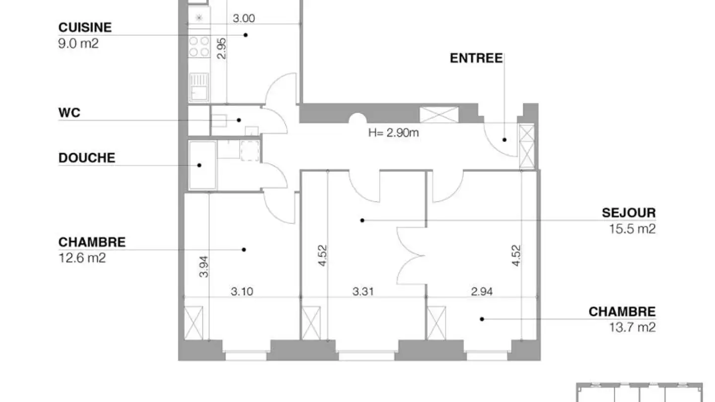 Apartment for rent - Rue des Voisins 3, 1205 Genève