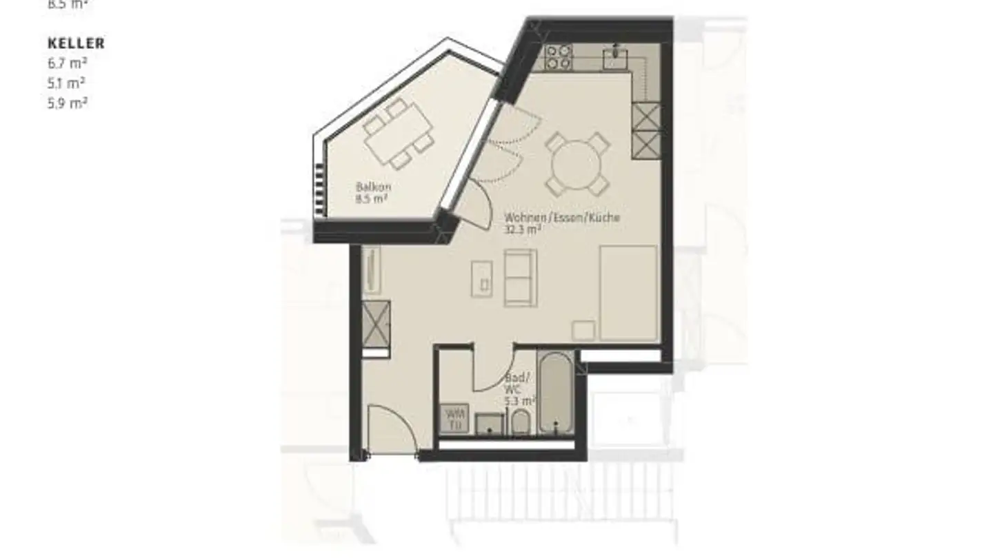 Appartement à louer - Haldenstrasse 20, 8045 Zürich - Photo 2