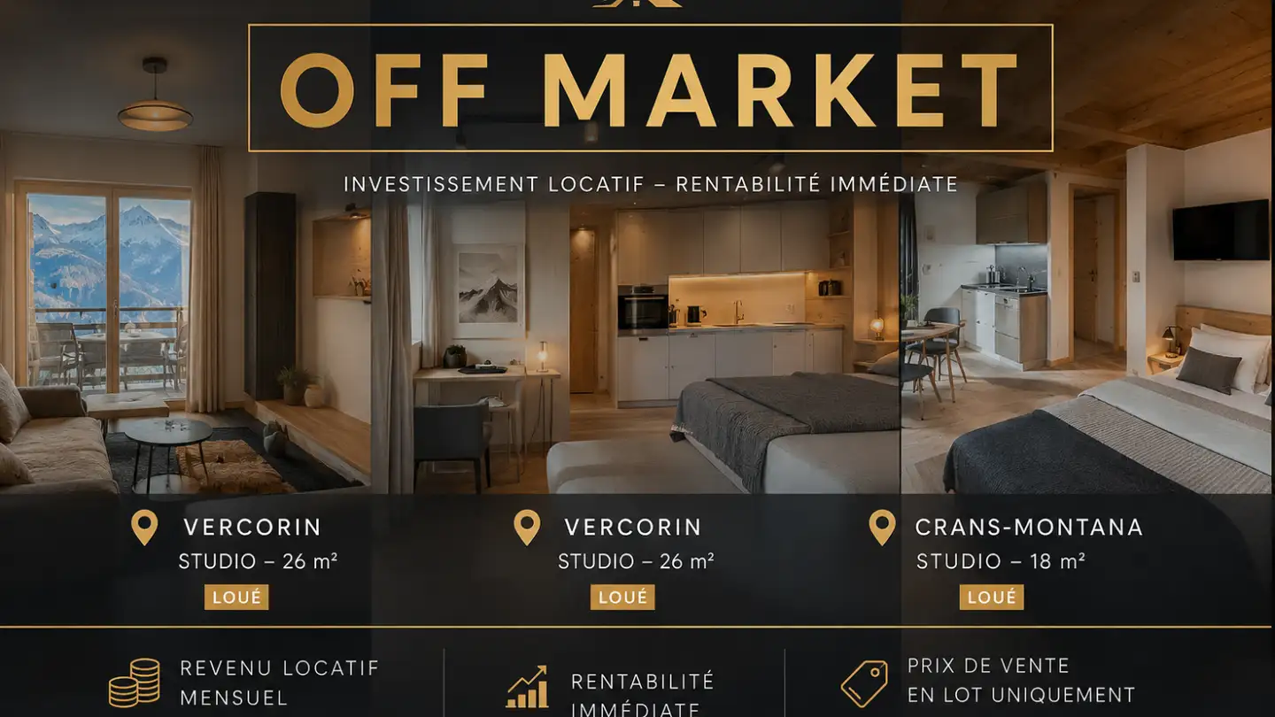 Studio for sale - 3963 Crans-Montana