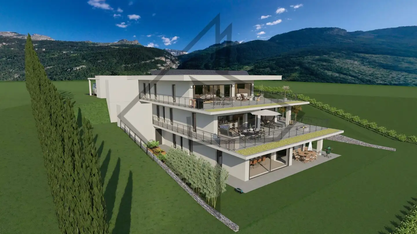 Stepped apartment for sale - Route De La Rotse, 3972 Miège