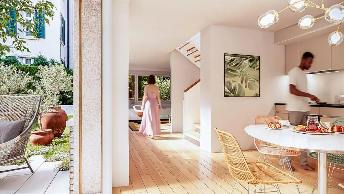 Row house for rent - Feldeggstrasse 23, 8008 Zürich