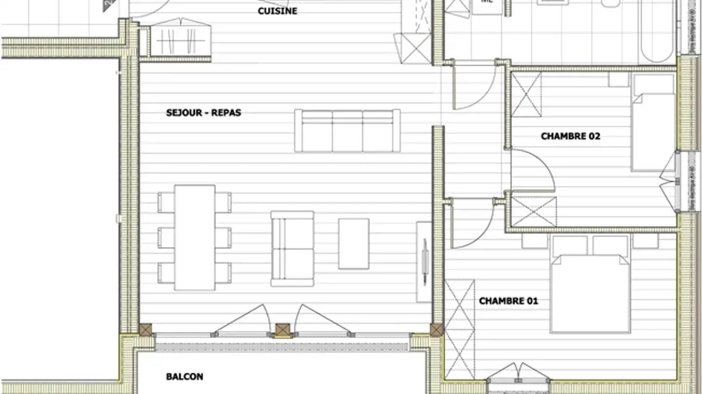 Wohnung mieten - Chemin Du Verger, 1868 Collombey - Foto 4
