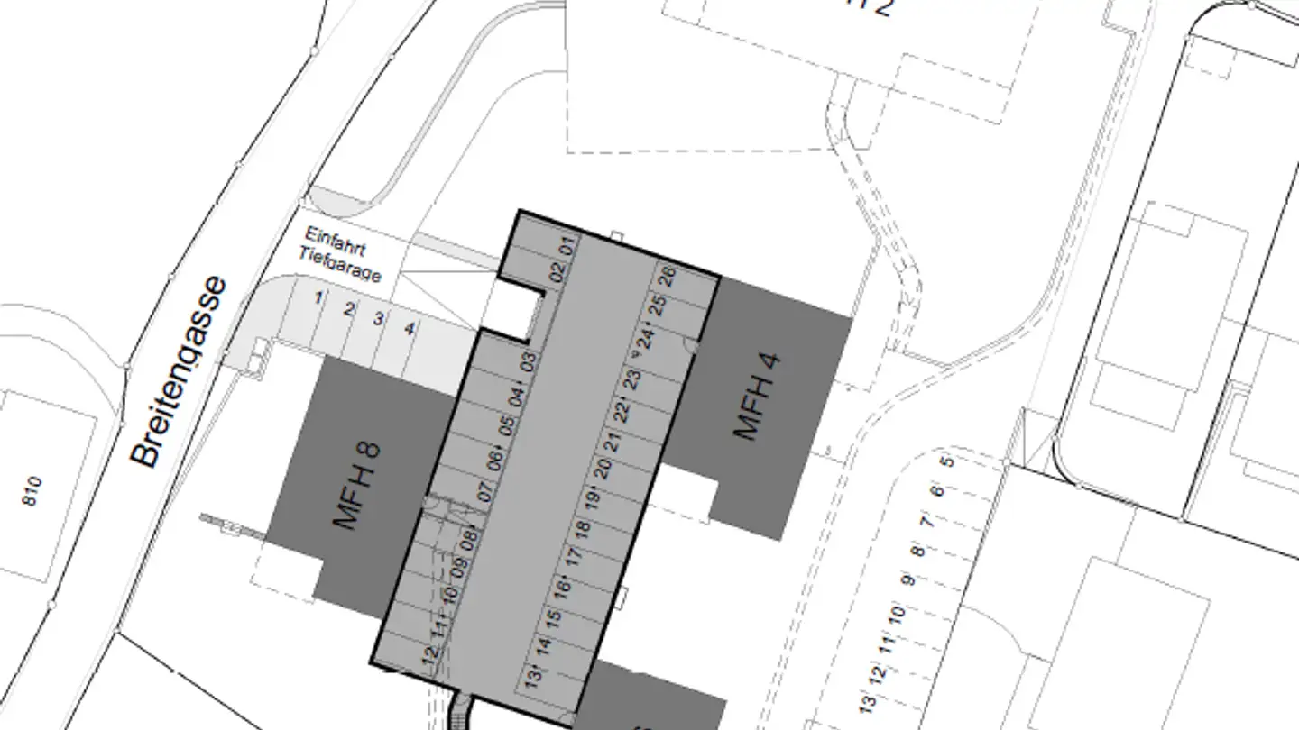 Underground parking space for rent - Hintere Schilligmatte 2, 6463 Bürglen UR