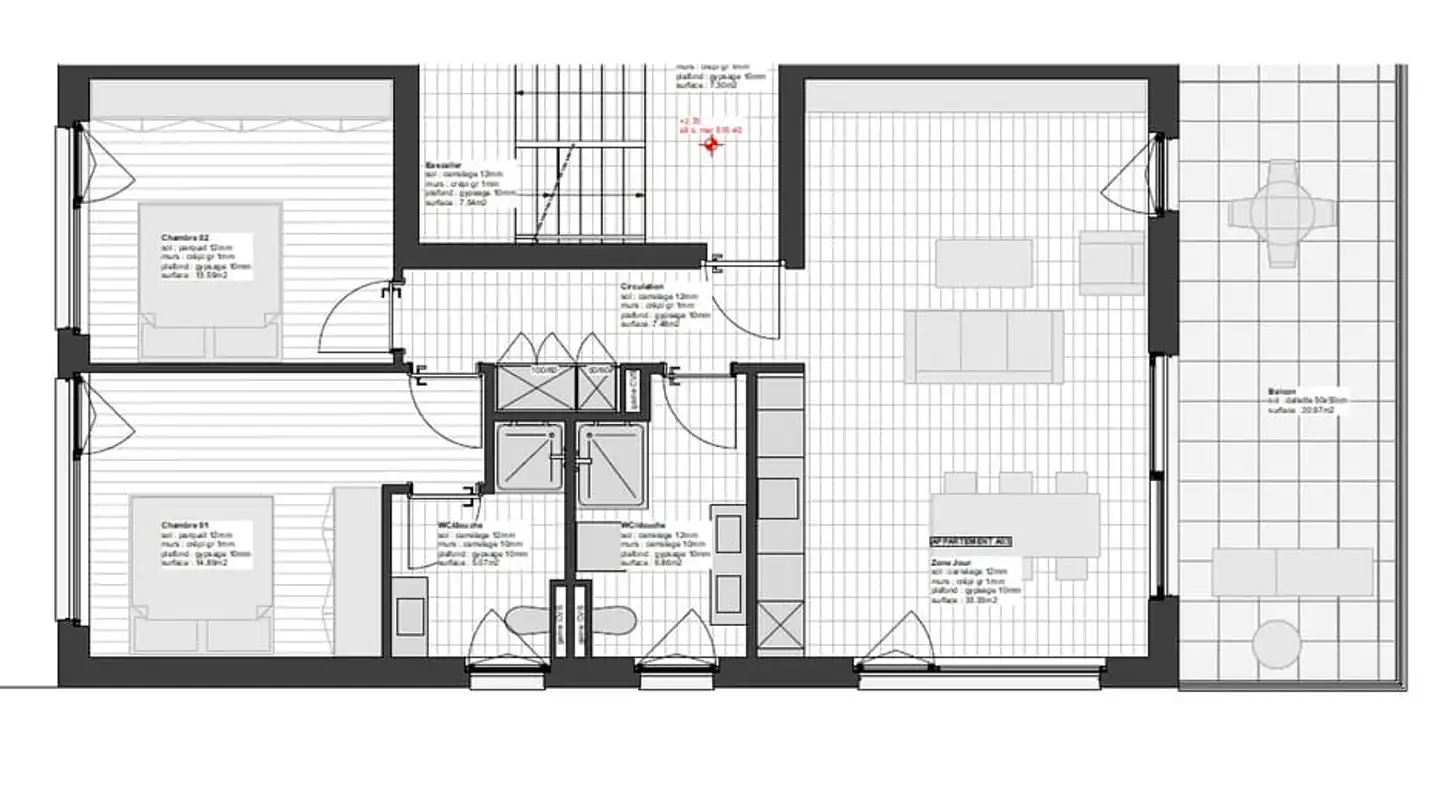 Wohnung mieten - Impasse Du Rhonett 16, 3966 Chalais - Foto 3